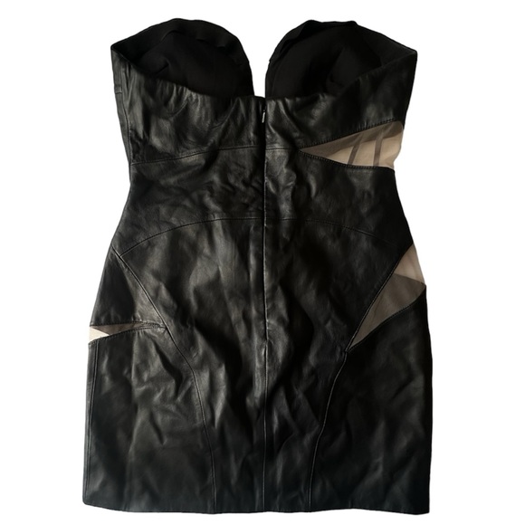 Lamarque GARBINA LEATHER DRESS NWT Small - Picture 6 of 10